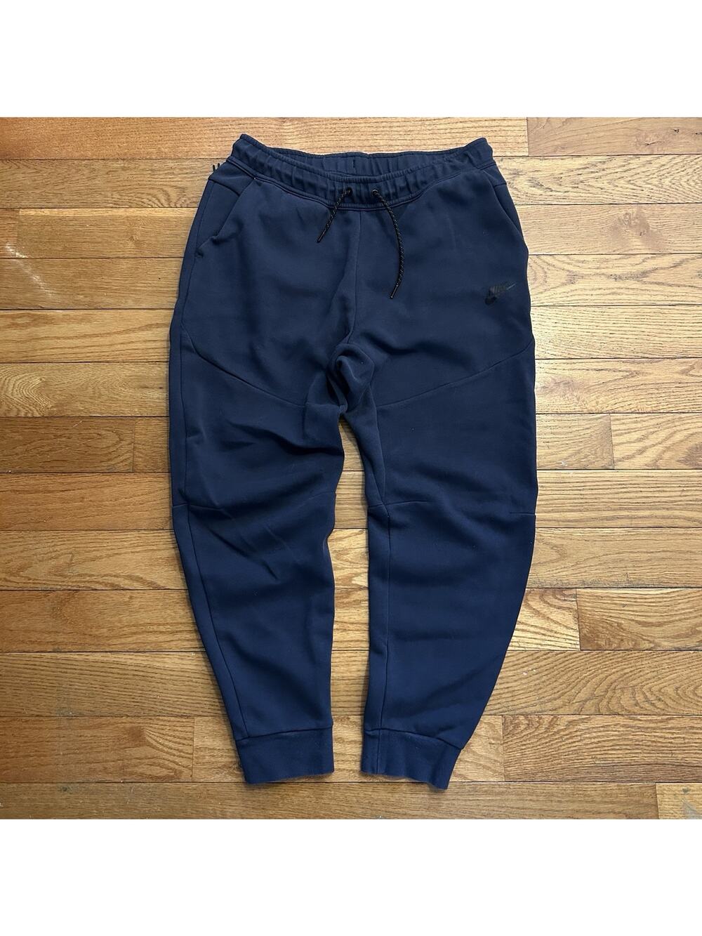 Nike Sportswear Tech Fleece Navy Blue Joggers Sweatpants Large